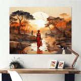 African Journey - People Canvas Wall Art