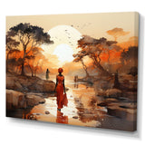 African Journey - People Canvas Wall Art