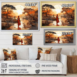 African Journey - People Canvas Wall Art