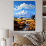 African Kilimanjaro Heights - People Canvas Wall Art