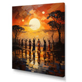 African Savannah Melody II - People Canvas Wall Art