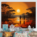 African Savannah Serenade VI - People Canvas Wall Art