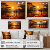 African Savannah Serenade VI - People Canvas Wall Art