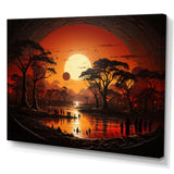 African Tribal Eternity I - People Canvas Wall Art