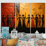 African Tribal Rhythms VIII - Multi-Panels