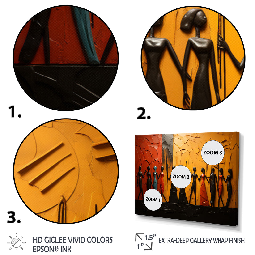 African Tribal Rhythms VIII - Multi-Panels