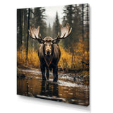 Alaska Majestic Moose - Landscapes Canvas Wall Art