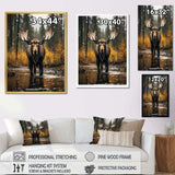 Alaska Majestic Moose - Landscapes Canvas Wall Art