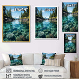 Alaska Pristine Waters - Landscapes Canvas Wall Art