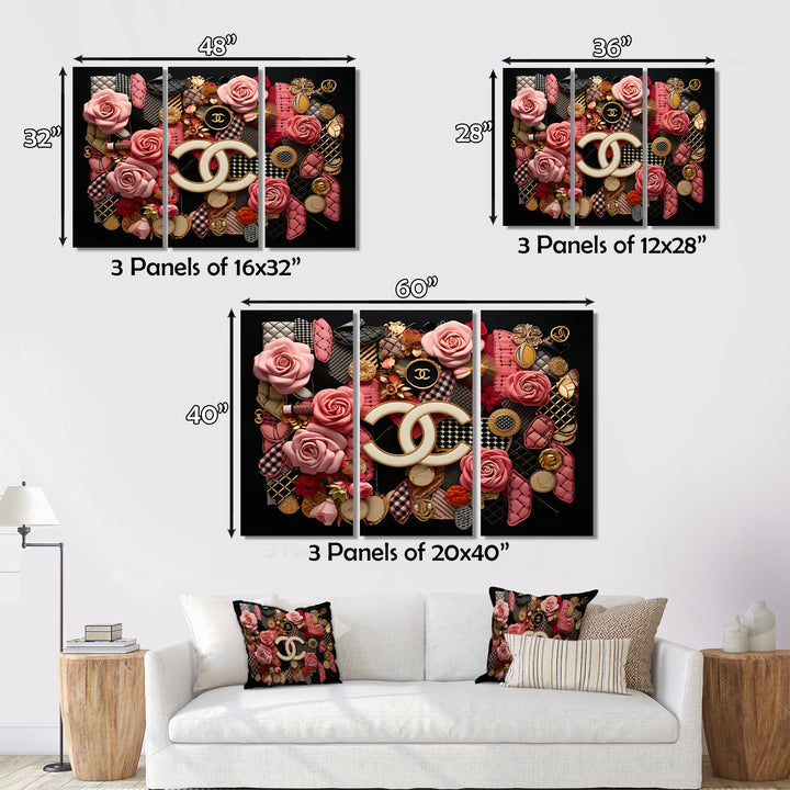 All Fashion Brands Logo II - Multi-Panel Canvas Prints
