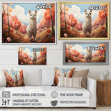 Coral Alpaca Alpacas - Coral Alpaca Wall Art