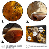 Cow Fields Of Gold - Cow Wall Decor