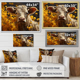Cow Fields Of Gold - Cow Wall Decor