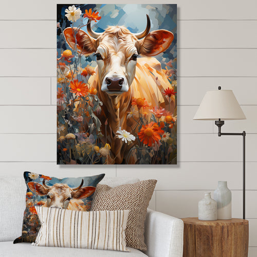 Cow Natures Mosaic - Cow Home Decor Art