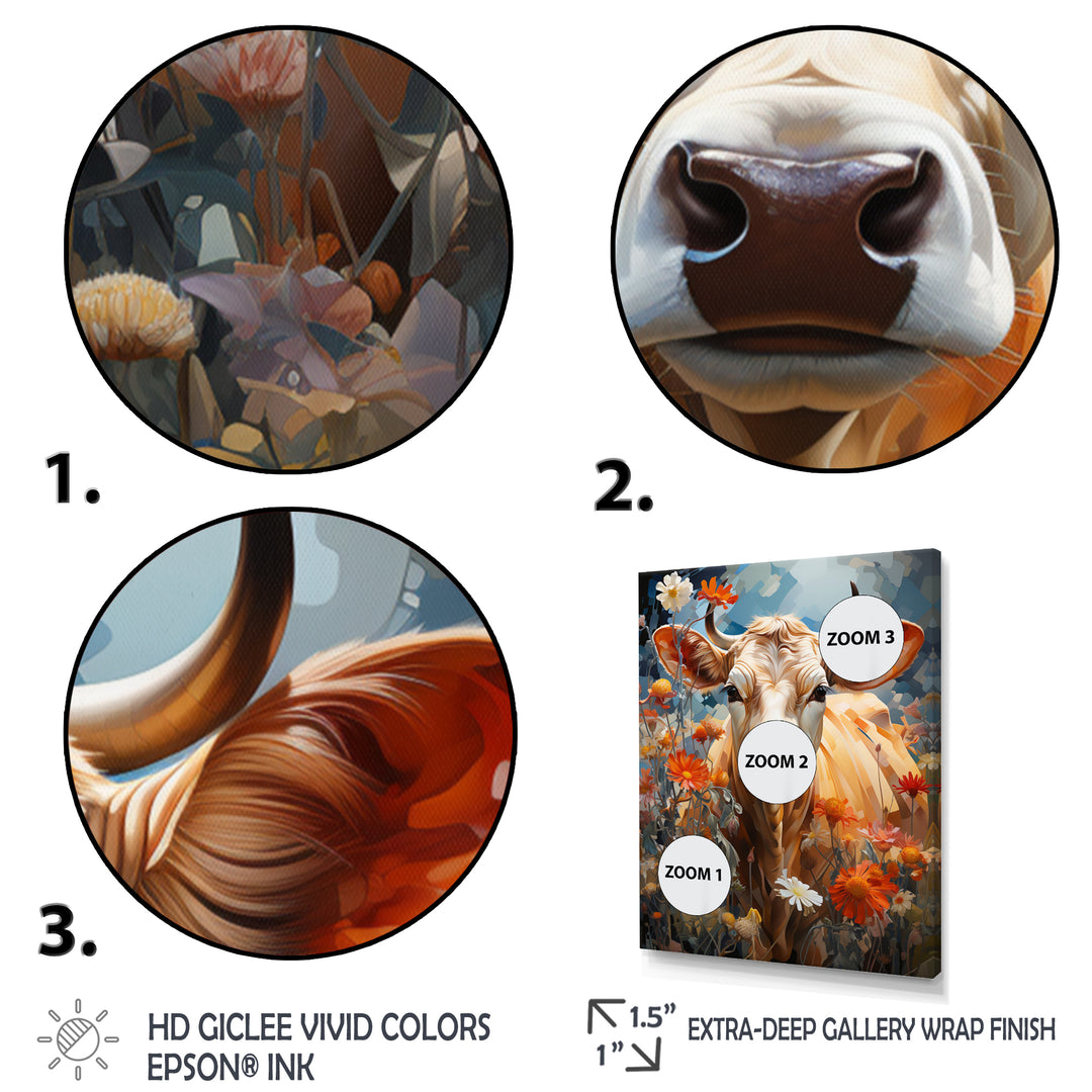 Cow Natures Mosaic - Cow Home Decor Art