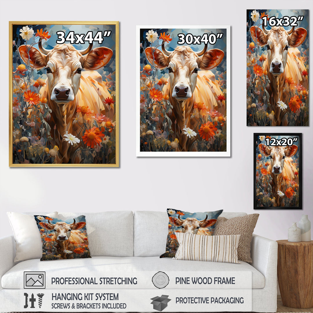 Cow Natures Mosaic - Cow Home Decor Art