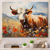 Cow Natures Symphony II - Animals Canvas Wall Art