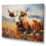 Cow Natures Symphony II - Animals Canvas Wall Art