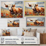 Cow Natures Symphony II - Animals Canvas Wall Art