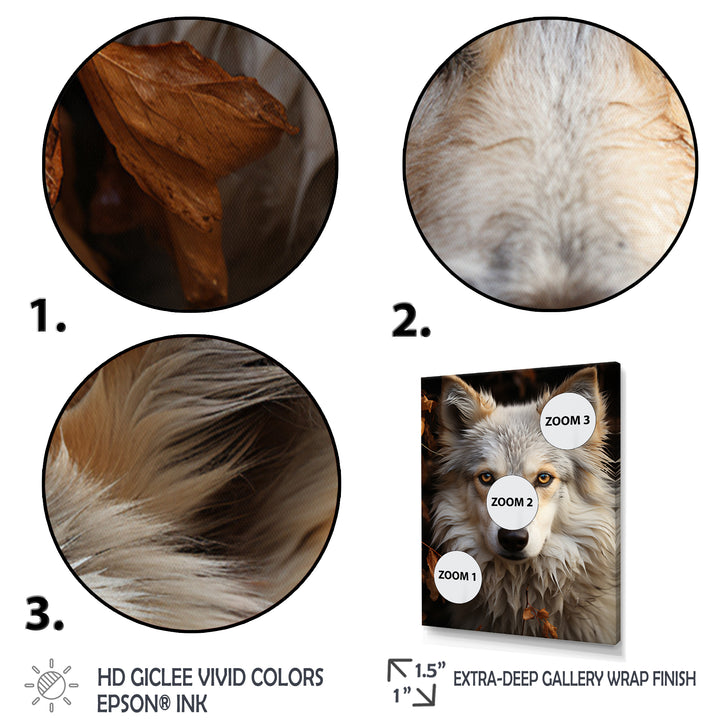 Wolf Self - Dog Canvas Wall Art