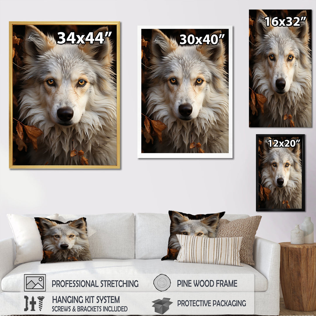 Wolf Self - Dog Canvas Wall Art