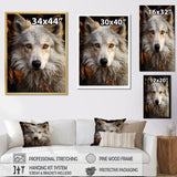 Wolf Self - Dog Canvas Wall Art