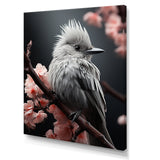 Grey Pink Animal Bird - Bird Floral Wall Decor