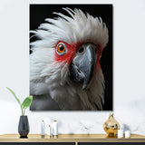 White Coral Animal Parrot - Parrot Canvas Wall Art