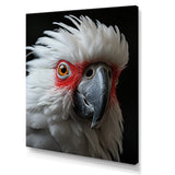 White Coral Animal Parrot - Parrot Canvas Wall Art