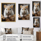 Cute Rodent - Rodent Framed Canvas Art