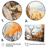 Graceful Antelope Pastoral - Antelope Canvas Wall Art