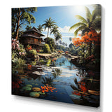 Asian Art Bali Bliss - People Canvas Wall Art