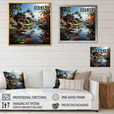 Asian Art Bali Bliss - People Canvas Wall Art