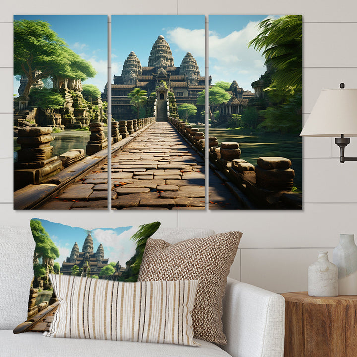 Asian Art Journey To Angkor II - Multi-Panels