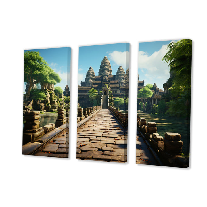 Asian Art Journey To Angkor II - Multi-Panels
