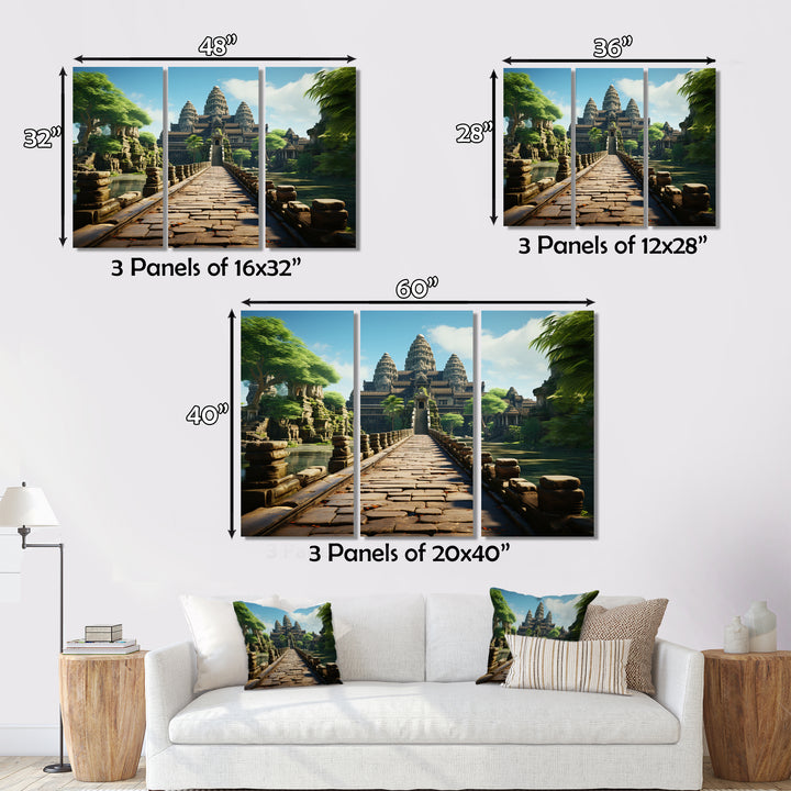 Asian Art Journey To Angkor II - Multi-Panels