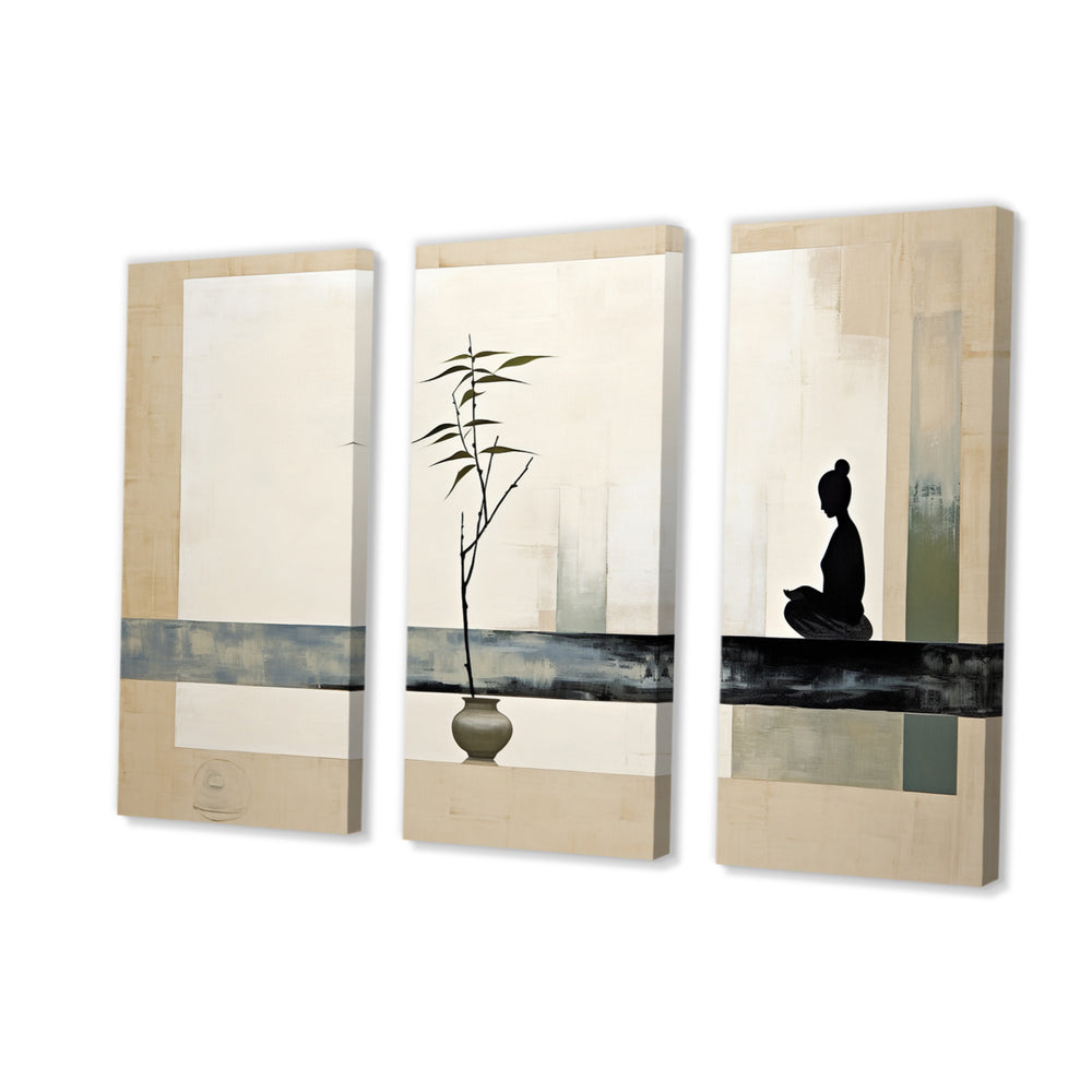 Asian Art Modern Zen I - Multi-Panels