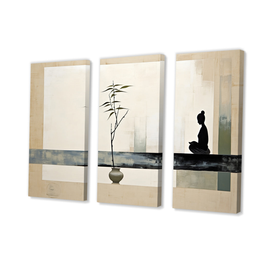 Asian Art Modern Zen I - Multi-Panels