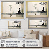 Asian Art Modern Zen I - People Canvas Wall Art