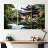 Asian Art Serene Pagoda I - Multi-Panels