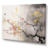 Asian Art Sumi Blossom I - People Canvas Wall Art