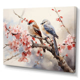 Asian Art Sumi Bird Serenity VI - People Canvas Wall Art