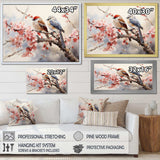 Asian Art Sumi Bird Serenity VI - People Canvas Wall Art