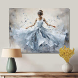 Blue Ballet Dance I - Fashion Canvas Wall Art