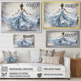 Blue Ballet Dance I - Fashion Canvas Wall Art