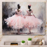 Pink Ballet Dance I - Fashion Canvas Wall Art