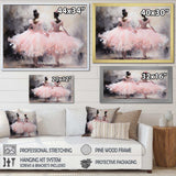 Pink Ballet Dance I - Fashion Canvas Wall Art