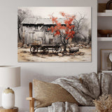 Barn Rustic Elegance I - Architecture Canvas Wall Art