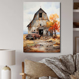 Barns Rustic Charm IX - Architecture Canvas Wall Art