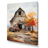 Barns Rustic Charm IX - Architecture Canvas Wall Art